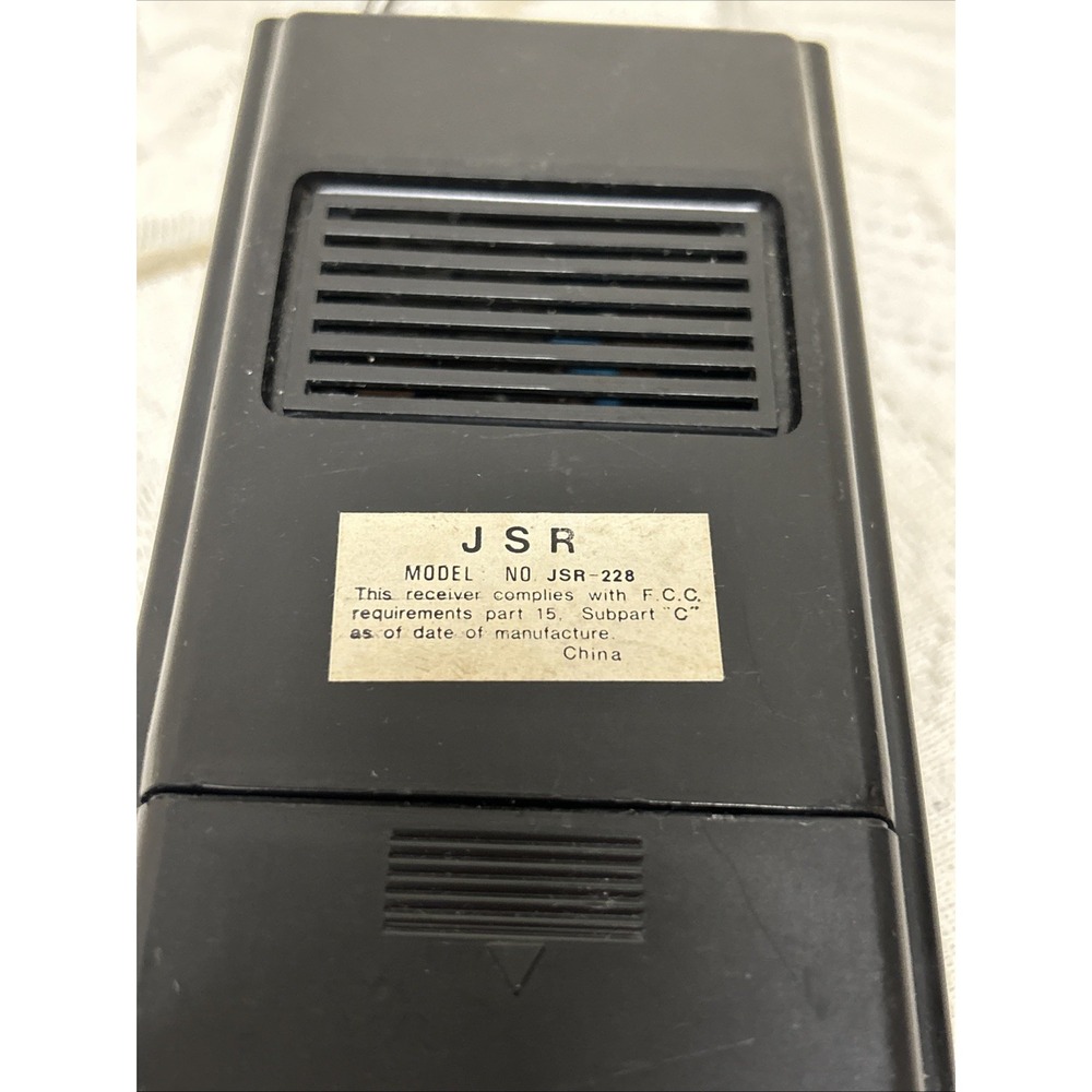 Vintage JSR FM-AM Receiver Radio Model JSR-228 Parts Or Repair, Not Working - Picture 7 of 15